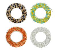 Teniinet 4PCS 50?Handmade African Waist Beads for Women Non-Stretching