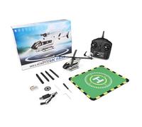 TENIREALX Helicóptero WL K160 RC para adultos, EC145 160 clase Flybarless 4CH RTF Helicóptero sin barra con control remoto Flybarless con una sola tecla de arranque y modo de desplazamiento acelerador