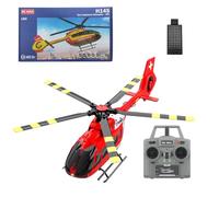 TENIREALX RC ERA C190 RC Helicóptero para adultos y principiantes, escala 1/30 6CH avión volador de un solo rotor con giroscopio de 6 ejes, motores duales sin escobillas y posicionamiento de flujo