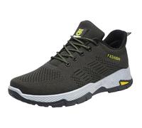 Tenis casuales de malla para hombre, ajuste extra ancho, transpirables, antideslizantes, con parte inferior suave, atléticos, cómodos, ligeros, sin cordones, zapatos casuales para trabajo al aire
