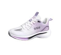 Tenis casuales para hombre, degradado, ligeros, con cordones, absorción de golpes, de malla transpirable, para correr, gimnasio, entrenamiento, viajes, uso diario casual