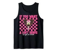 Tenis Chica Mamá Si Quieres Un Servicio Suave Ve A Conseguir Helado Camiseta sin Mangas