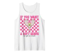 Tenis Chica Mamá Si Quieres Un Servicio Suave Ve A Conseguir Helado Camiseta sin Mangas