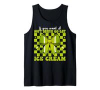Tenis Chica Mamá Si Quieres Un Servicio Suave Ve A Conseguir Helado Camiseta sin Mangas