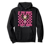 Tenis Chica Mamá Si Quieres Un Servicio Suave Ve A Conseguir Helado Sudadera con Capucha