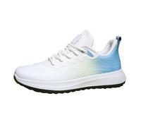 Tenis de malla para hombre, para correr, caminar, gimnasio, atletismo, entrenamiento, entrenamiento, informales, viajes, deportes, tenis ligeros para trotar, azul claro, 41 1/3 EU