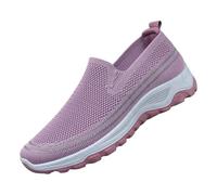 Tenis de malla para hombre, transpirables, para caminar, correr, con parte inferior suave, antideslizantes, para verano, tenis, deportes, al aire libre, ortopédicos, de malla, para entrenamiento
