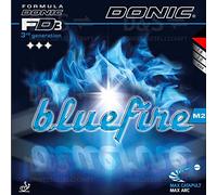 Tenis de mesa goma Donic Bluefire M2, 2.00 mm, Negro