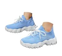 Tenis de moda para mujer, de malla de punto, cómodos, ortopédicos, transpirables, ortopédicos, 2 1, 43 EU
