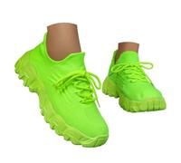 Tenis de moda para mujer, de malla de punto, cómodos, ortopédicos, transpirables, ortopédicos, 2 7 pulgadas, 40.5 EU