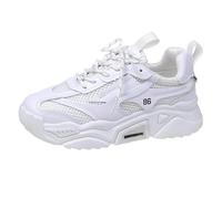 Tenis De Mujer, Ortopédicos Negras Entrenamiento Zapatos Plataforma Blancas Anchas Sneakers Zapatillas Running Mujer, Antideslizantes Trekking Elegantes Trainers Fitness Bambas Blanco 38