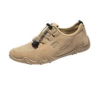 Tenis de pista de pelota para hombre, de malla, transpirables, ligeros, cómodos, para correr, tenis, escalada, verano, senderismo, atletismo, gimnasio, entrenamiento, trotar, café, 43 1/3 EU