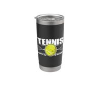 Tenis Déjalo todo en la cancha Pelota Deportes Vaso térmico de acero inoxidable de doble pared