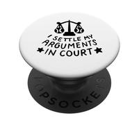 Tenis Divertido - Resolví mis argumentos en la Corte PopSockets PopGrip Adhesivo