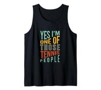 Tenis Divertido Sí, Soy uno de Esos tenistas Camiseta sin Mangas