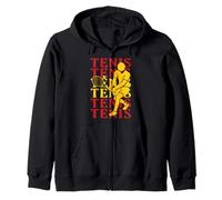 Tenis Entrenador Tenista Jugador De Tenis Chico Hombre Retro Sudadera con Capucha