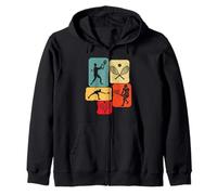 Tenis Entrenador Tenista Jugador De Tenis Chico Hombre Retro Sudadera con Capucha