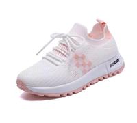 Tenis gruesos de lona para mujeres y niñas, plataforma de 1.2 pulgadas, cómodos zapatos para caminar, viajes y deportes, Gris, 38 EU