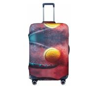 Tenis Impact in Slow Motion Fundas de equipaje de viaje - Fundas elásticas para maletas protectoras para equipaje de 18 a 32 pulgadas, Negro -, X-large