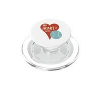Tenis Mi corazón está con el Tenis PopSockets PopGrip para MagSafe