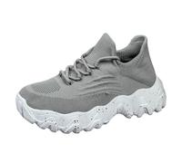 Tenis Mujer Cómodo Basket Orthopedic Femme Basket Mujeres Basquette Mujeres Tenis Running Zapatos Ortopédicos Antideslizante Ligeras Zapatillas Atléticas Zapatillas De Tenis, A Grey, 35 EU