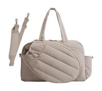Tenis Mujer - Tote Deportivo Ligero Con Bolsillo Para Zapatos, Organizador Con Múltiples Compartimentos, Ideal Para Viajes Cortos, Viajes De Fin De Semana | Accesorio Fitness Gimnasio Ocio Al Aire Lib