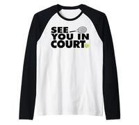 Tenis Nos vemos en la cancha Camiseta Manga Raglan