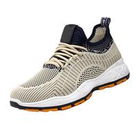 Tenis ortopédicos para caminar, ligeros, modernos, transpirables, deportivos, suaves, de malla, casuales, Khaki, 39 1/3 EU
