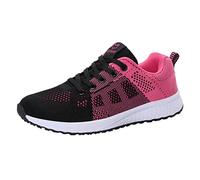 Tenis para correr para mujer, sin cordones, para caminar, tenis, deportes, entrenamiento, gimnasio, atletismo, cómodos, ligeros, para el trabajo, viajes, zapatos casuales, Pink, 39 EU