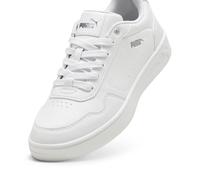 PUMA Court Classy, Zapatillas de Deporte Mujer, White Silver Metallic, 36 EU