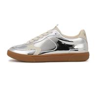Tenis plateados con cordones para mujer, Silver, 40 EU