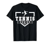 Tenis Senior Tenis Nocturno Senior 2027 Graduación 7 Camiseta gráfica económica, Hombre, Negro, L