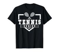 Tenis Senior Tenis Nocturno Senior 2027 Graduación 8 Camiseta gráfica económica, Hombre, Negro, L
