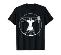 Tenistas - Da Vinci Vitruvian Man Tenis Camiseta