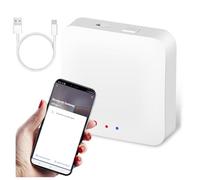 TenixLox Tuya Gateway, Smart Life App Control, Tuya Bluetooth Gateway conecta cualquier dispositivo inteligente Tuya compatible a tu red Wi-Fi para desbloqueo remoto