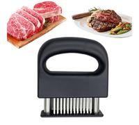 Tenizer de carne de acero inoxidable, recesión de filete,Herramienta de grapadora de aguja de acero inoxidable - Piercing de carne Gadget de cocina tierno para pollo, cerdo, pescado, manz