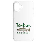 Tenkara No Reel Is No Problem Fly Fishing Trucha Kebari Carcasa para iPhone 16 Plus