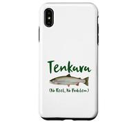 Tenkara No Reel Is No Problem Fly Fishing Trucha Kebari Carcasa para iPhone XS MAX