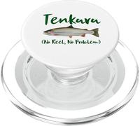 Tenkara No Reel Is No Problem Fly Fishing Trucha Kebari PopSockets PopGrip para MagSafe