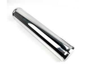 TenkeAuto Tubo universal de 12 pulgadas de longitud de 3.5 pulgadas de diámetro exterior, tubo de aluminio pulido DIY de entrada de aire, Intercooler, Turbo (3.5 pulgadas recta)