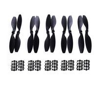 Tenlacum 1045 10x4.5 CW/CCW Propeller Prop para RC Quadcopter dji F450 Negro (5 Pares)