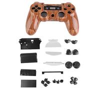 Tenlacum Cubierta de la placa frontal + botón completo de repuesto L1 R1 L2 R2 Botones de disparador Reparación del controlador Playstation 4 PS4 Slim PS4 Pro - Marrón