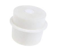 Tenlacum Tapones de silicona blanca, tapones de goma, tres tamaños, no tóxicos e inodoros, color blanco, (48-53 mm)