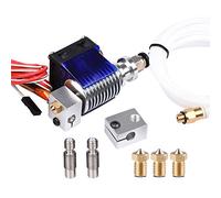 Tenlacum V6 Hot End Kit Completo 1.75mm 12V Bowden/RepRap Impresora 3D Extrusora Piezas Accesorios 0.4mm Boquilla