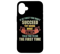 Tenley Personalized Name Shirt Tenley First Name Carcasa para iPhone 16 Plus