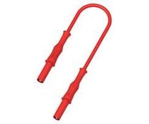 Tenma 76-016 - Cable de ensayo (4 mm, enchufe a enchufe, 1,5 m), color rojo