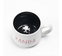 TENMEDARY Panda Taza de cerámica de 300 ml, diseño de oso panda, taza de té y café, regalo para niños, mujer, abuela (panda)