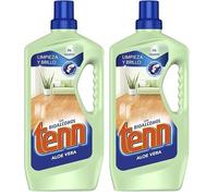 Tenn Aloe Vera- Limpiador para superficies delicadas con pH neutro - Para suelos de parquet, mármol, cerámica, gres y terrazo - Efecto reparación - 1,3 Litros (Paquete de 2)
