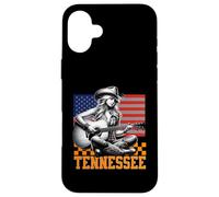 Tennessee Cowgirl Nashville Country Music Fan Guitar US Flag Carcasa para iPhone 16 Plus