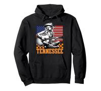 Tennessee Cowgirl Nashville Country Music Fan Guitar US Flag Sudadera con Capucha